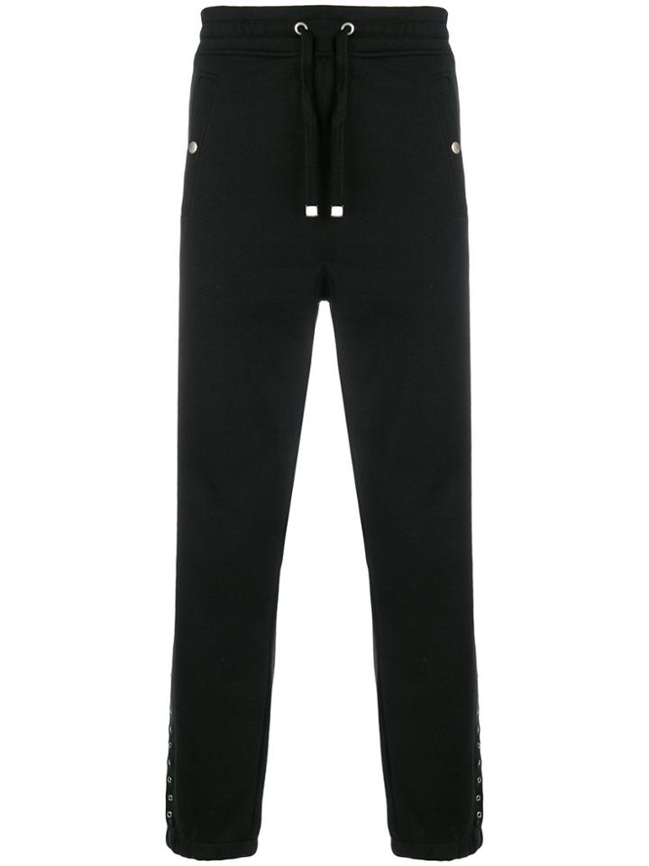 Just Cavalli Eyelets Track Pants - Black