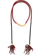 Marni Lyriat Beaded Necklace - Red