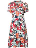 Sonia Rykiel Floral Print Dress, Women's, Size: 38, Viscose