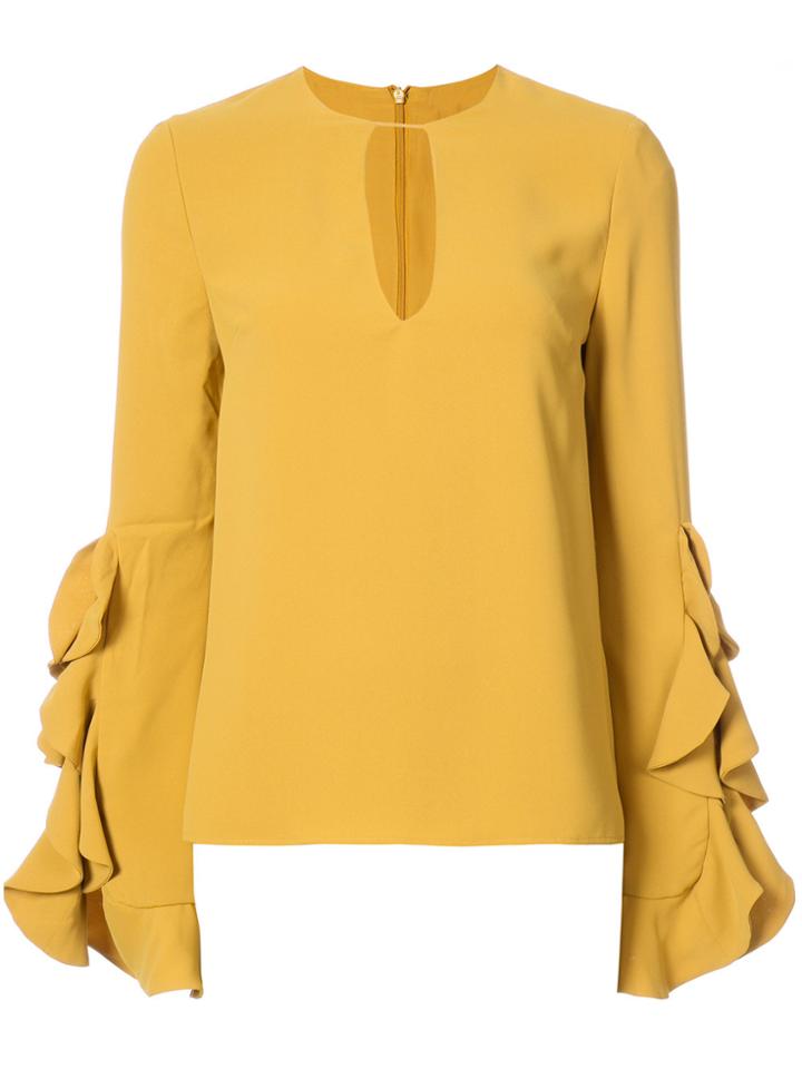 C/meo Gossamer Blouse - Yellow & Orange
