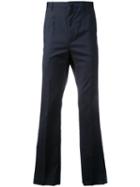 Lanvin - Cropped Tailored Trousers - Men - Wool - 52, Blue, Wool