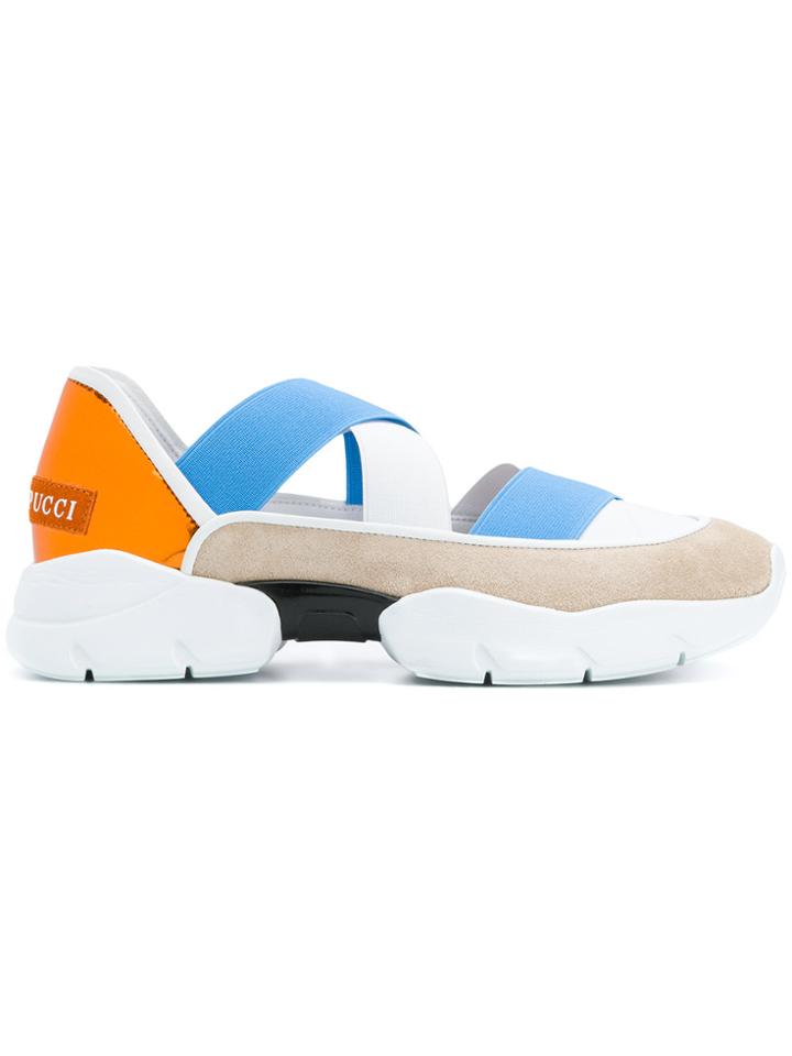 Emilio Pucci Multi-strap Sneakers - Multicolour