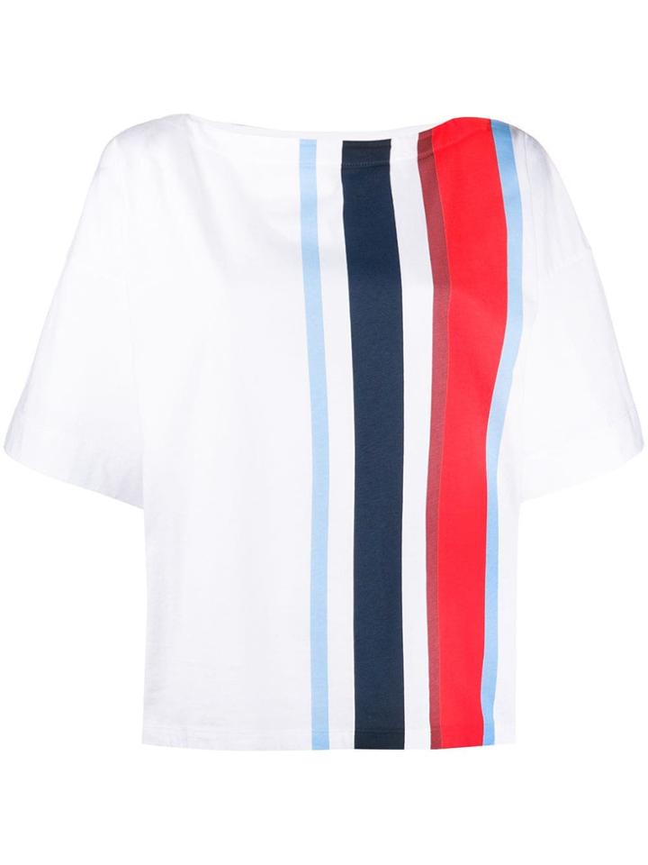 Marni Striped Printed T-shirt - White