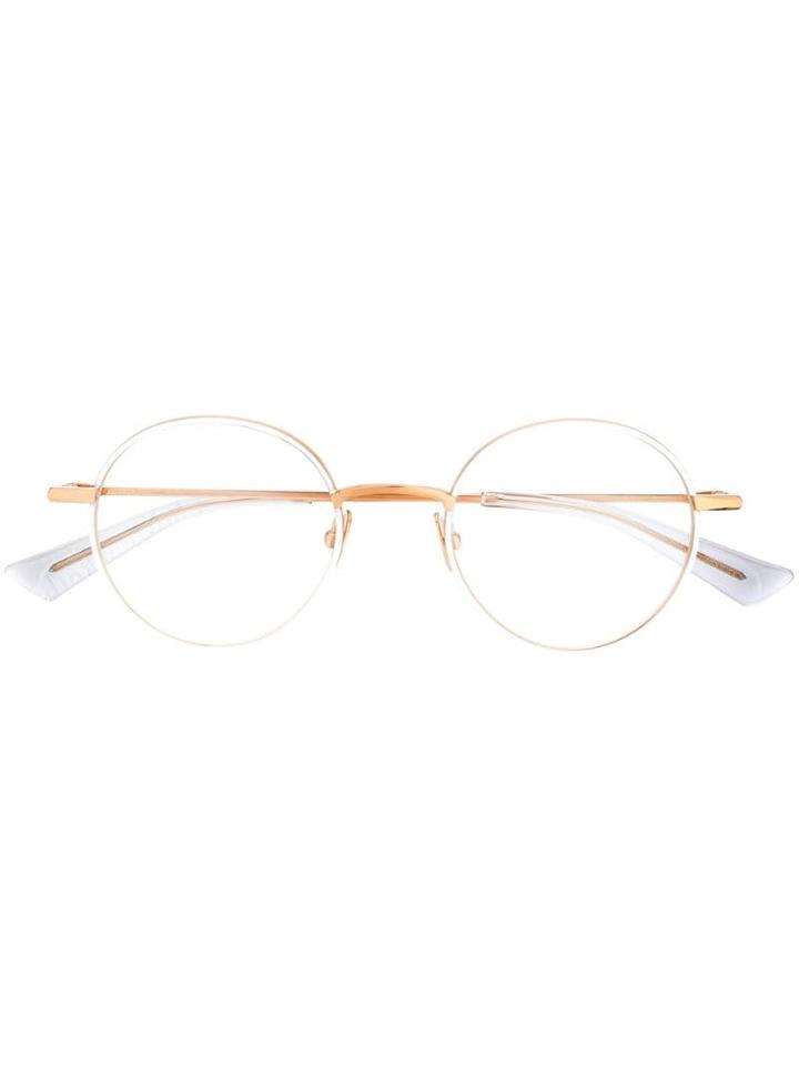 Christian Roth Aemic Round Frame Glasses - White
