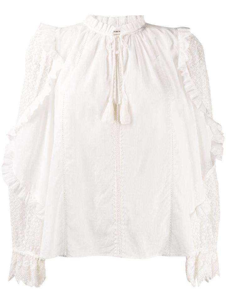 Ulla Johnson Tassel Top - White