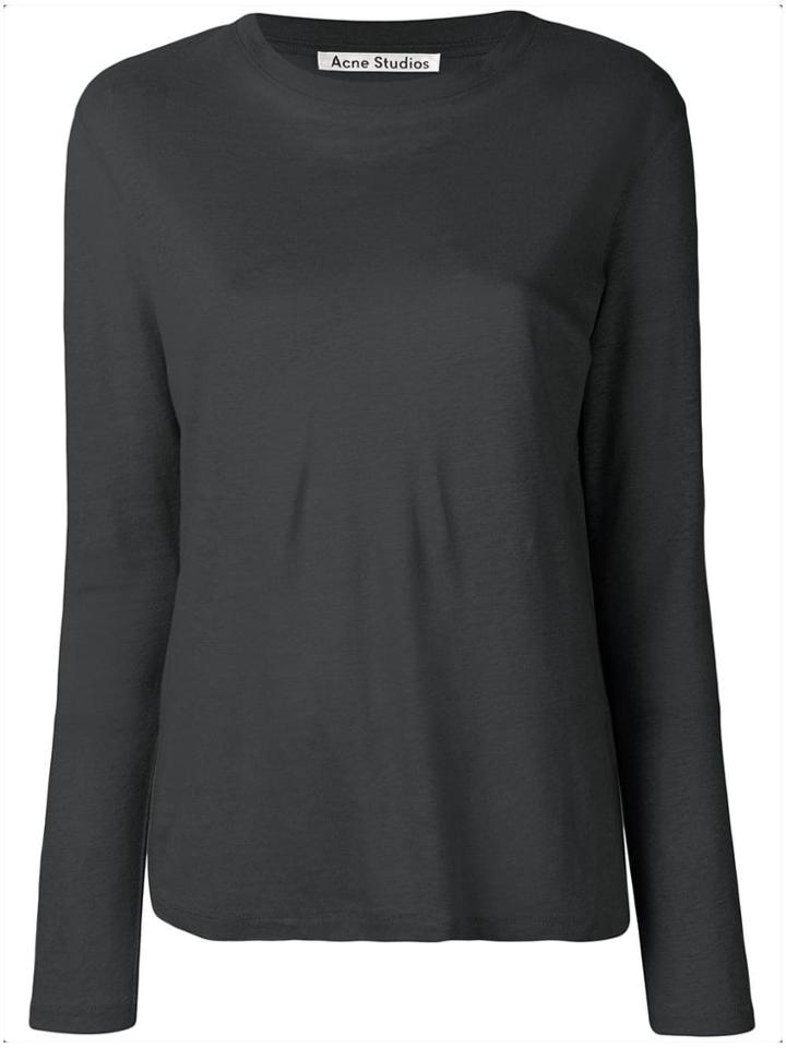 Acne Studios Taline Long Sleeve T-shirt - Grey