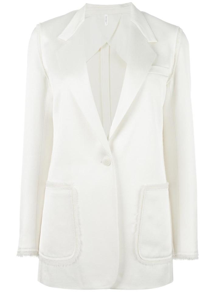 Helmut Lang Patch Pocket Blazer - Nude & Neutrals