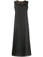 Maison Martin Margiela Pre-owned 1990s Contrast Trim Dress - Blue