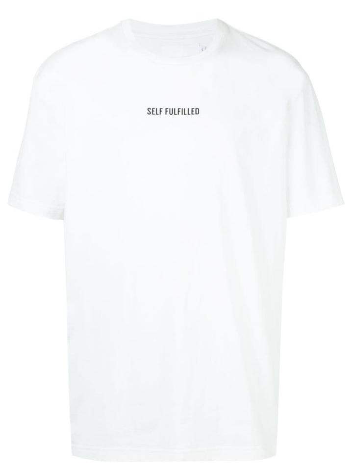 Off Duty Self Fulfilled Print T-shirt - White