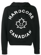 Dsquared2 Hardcore Canadian Hoodie - Black