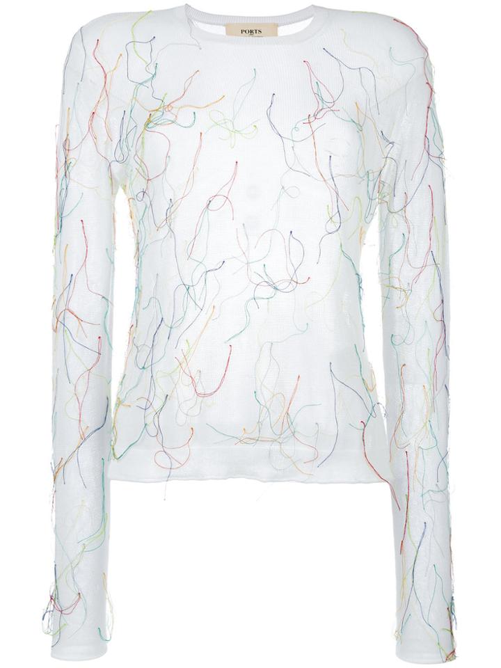 Ports 1961 Party Popper Jumper - White