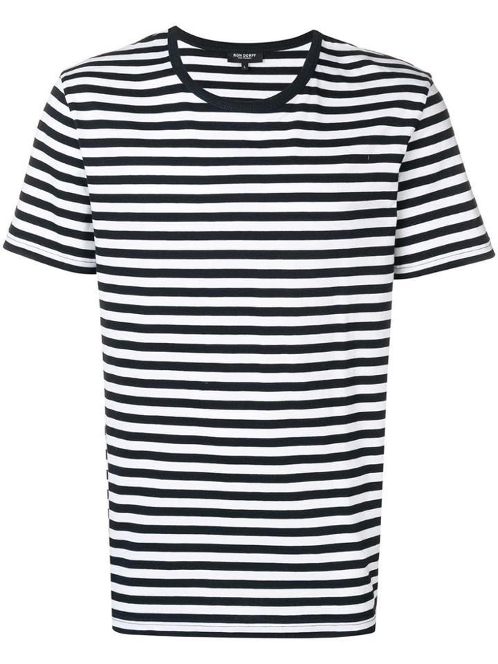 Ron Dorff Classic Striped T-shirt - Blue