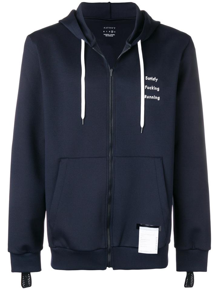 Satisfy Zip-up Hoodie - Blue