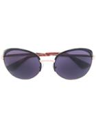 Prada Eyewear - Cat Eye Sunglasses - Women - Acetate/metal - 59, Black, Acetate/metal