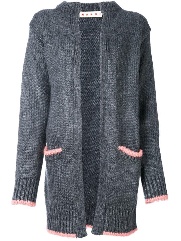 Marni Oversized Cardigan - Grey