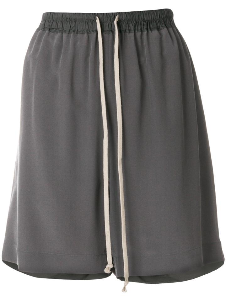 Rick Owens High-waisted Shorts - Grey