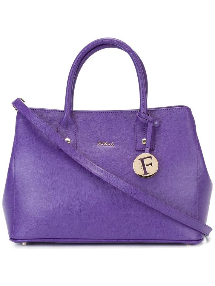 Furla Classic Tote, Women's, Pink/purple, Leather