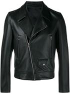 Curieux Biker Jacket, Men's, Size: Small, Black, Calf Leather