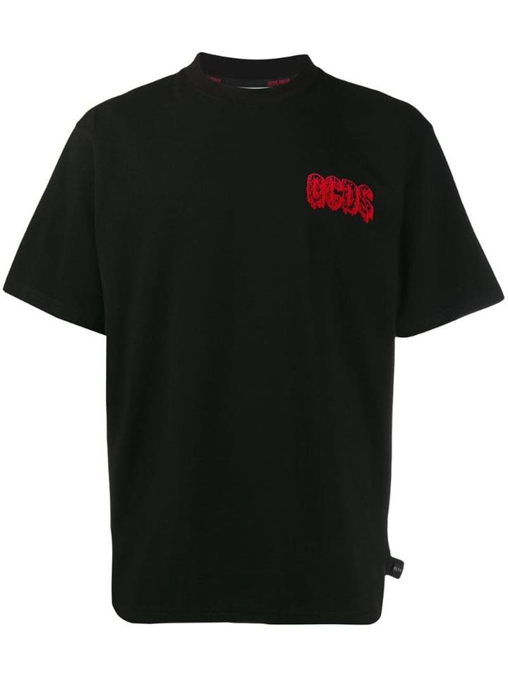 Gcds Graphic T-shirt - Black