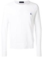 Polo Ralph Lauren Logo Sweatshirt, Men's, Size: Small, White, Cotton