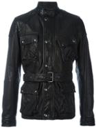 Belstaff Belted Leather Jacket