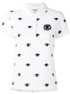 Kenzo Eyes Polo Shirt, Women's, Size: Xs, White, Cotton