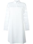 Carven Embroidered Shirt Dress