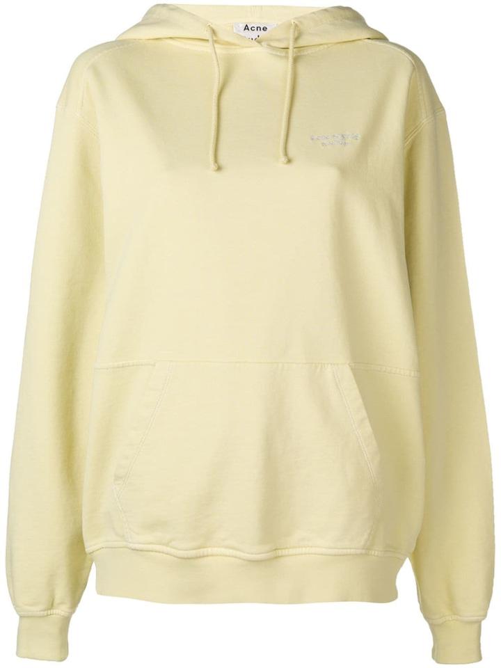 Acne Studios Hooded Sweatshirt - Abv-vanilla Yellow