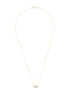 Andrea Fohrman 18kt Yellow Gold Mini Multi Sapphire Rainbow Necklace