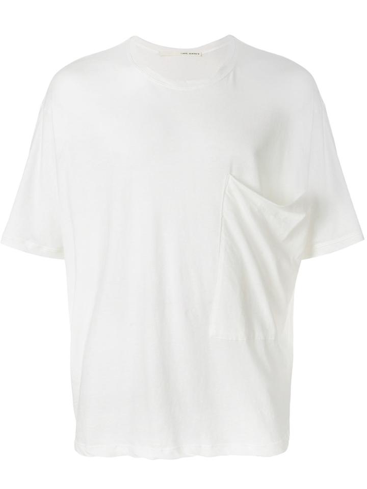 Isabel Benenato Chest Pocket T-shirt - White