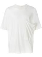 Isabel Benenato Chest Pocket T-shirt - White