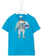 Paul Smith Junior Robot Print T-shirt, Boy's, Size: 8 Yrs, Blue