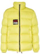 Heron Preston Logo-patch Puffer Jacket - Yellow