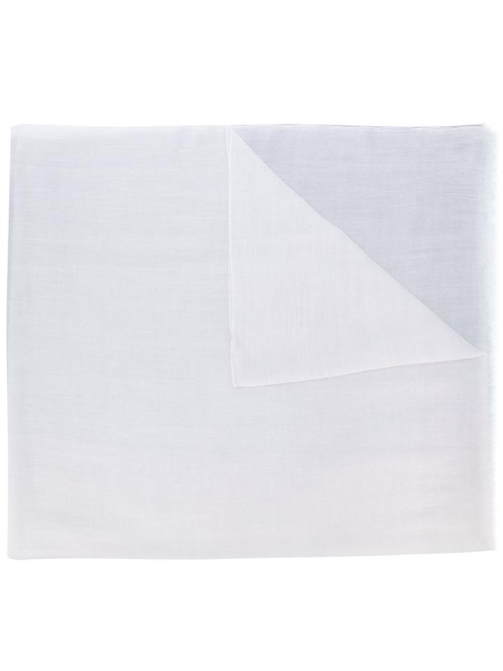 Snobby Sheep Frayed Edge Scarf - Grey