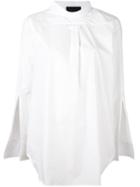 Erika Cavallini 'back Detail' Shirt, Women's, Size: 40, White, Cotton