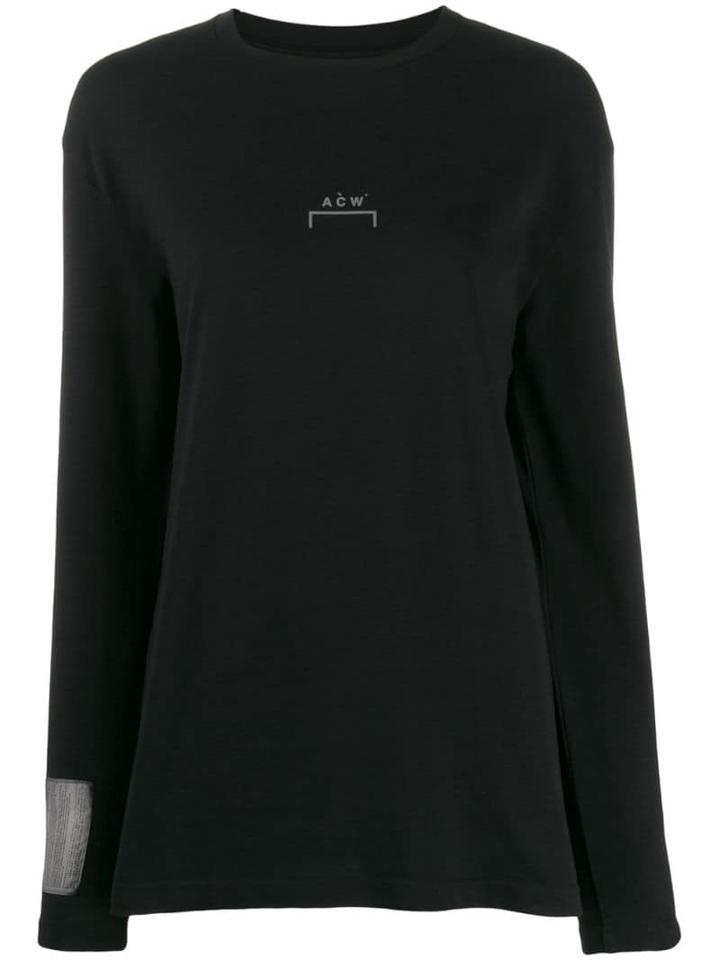 A-cold-wall* Printed Logo Sweatshirt - Black