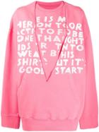 Mm6 Maison Margiela Aids Charity Sweatshirt - Pink