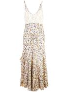 Chloé Floral Print Midi Dress - Multicolour