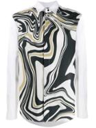 Just Cavalli Abstract Print Relaxed Shirt - White