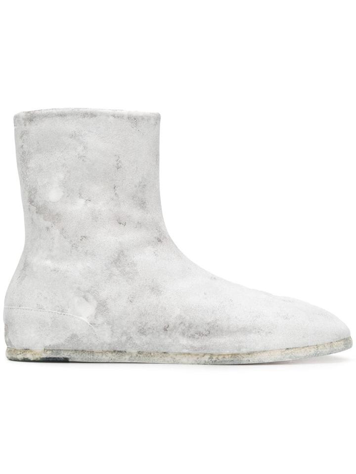 Maison Margiela Side-zip Tabi Boots - Grey