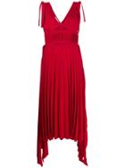 Atu Body Couture Asymmetric Hem Maxi Dress - Red