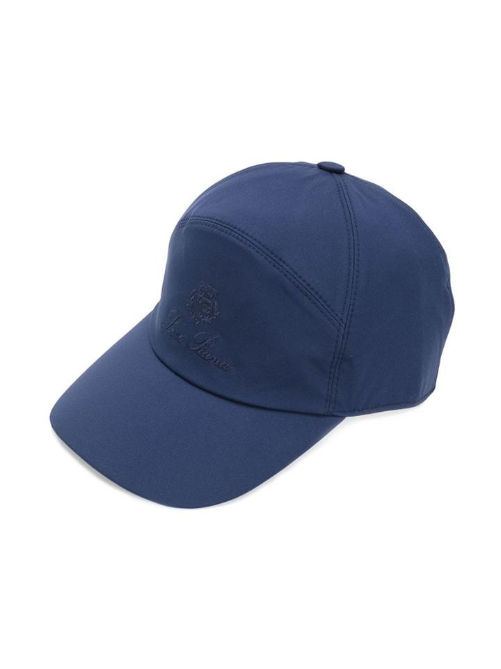 Loro Piana Logo Embroidery Cap - Blue