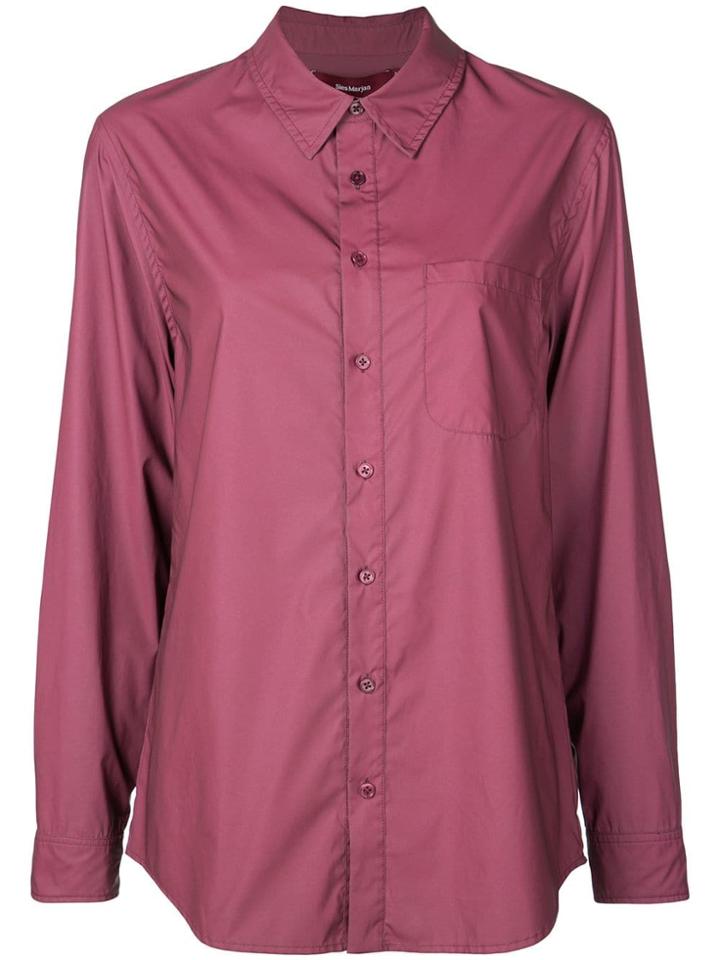 Sies Marjan Chest Pocket Shirt - Purple