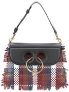 J.w.anderson - Woven 'pierce' Bag - Women - Leather - One Size, Black, Leather