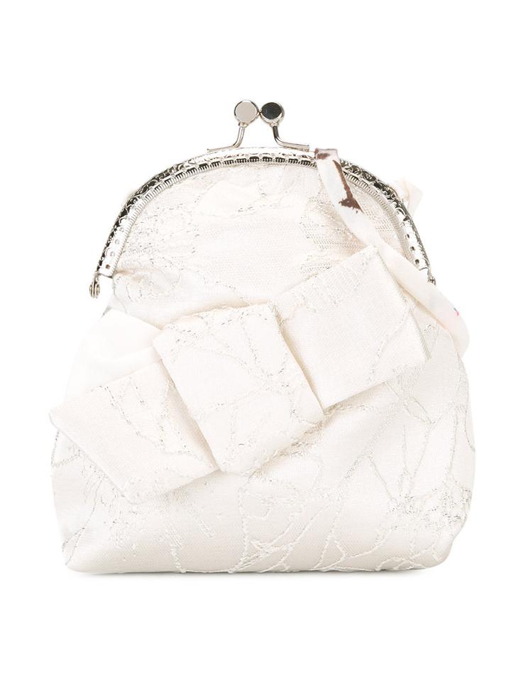 Patachou - Bow Detail Clutch - Kids - Lurex/polyester/spandex/elastane/acetate - One Size, Girl's, Nude/neutrals