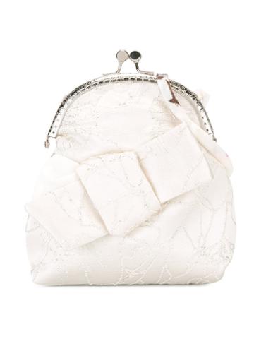 Patachou - Bow Detail Clutch - Kids - Lurex/polyester/spandex/elastane/acetate - One Size, Girl's, Nude/neutrals
