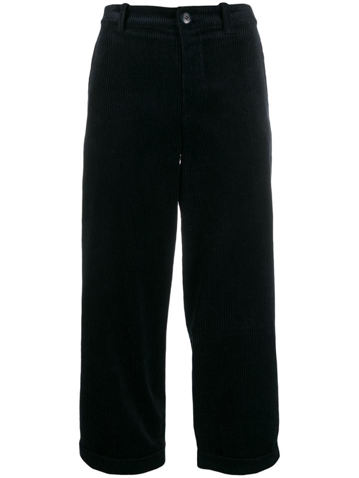 Toogood Turned Hem Corduroy Trousers - Blue