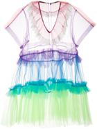 Facetasm Sheer Midi Dress - Multicolour