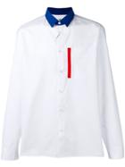 Kenzo Contrasting Collar Shirt - White