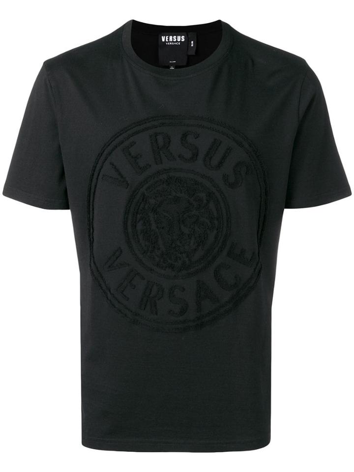 Versus Black Circle Logo T-shirt